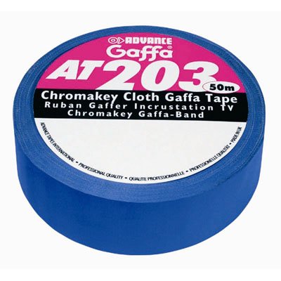 Advance  AT203 Chromakey Gaffa Tape / blau