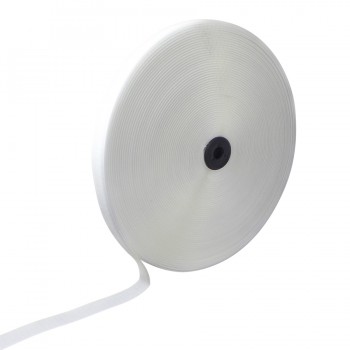 Klettband selbstklebend weiß 25m Rolle